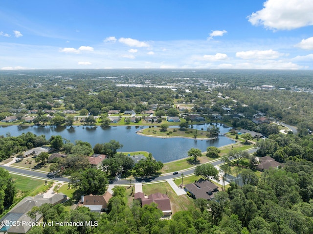 4469 Lake In The Woods Dr, Weeki Wachee, FL 34607 - birds eye view of property featuring a residential view and a water view