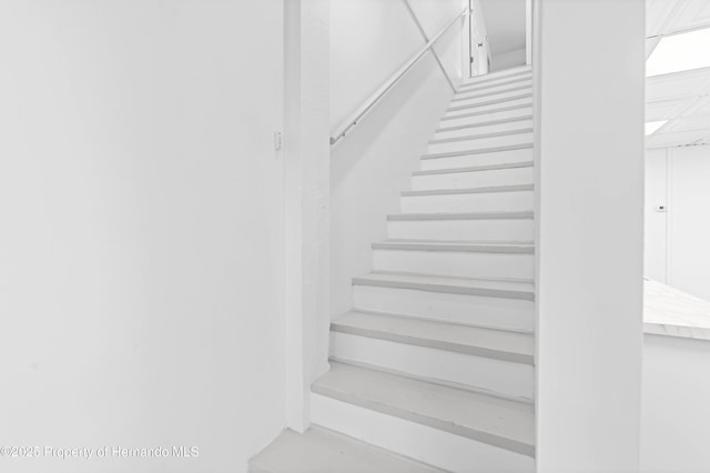 view of staircase