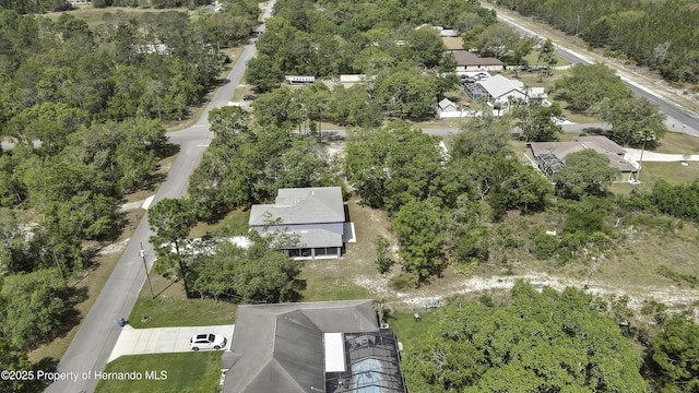 11257 Persimmon Ave, Weeki Wachee, FL 34614 - drone / aerial view with a residential view