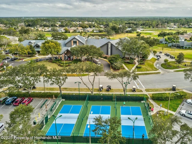 18441 Whitacre Cir, Hudson, FL 34667 - bird's eye view with a residential view