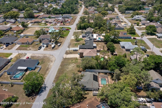 birds eye view of property featuring a residential view