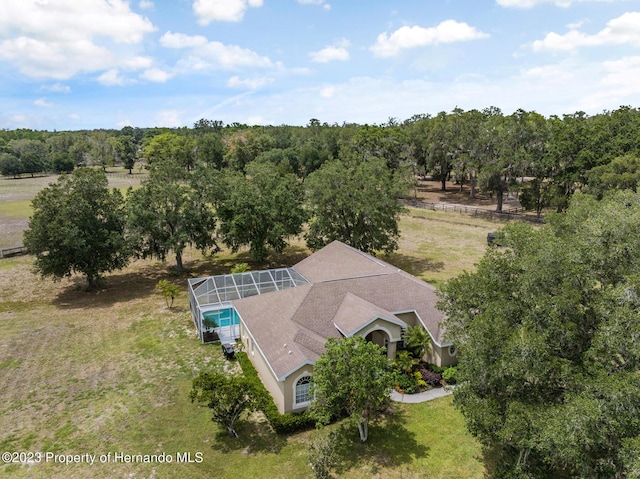 3011 Endsley Rd, Brooksville, FL 34604 - bird's eye view featuring a rural view