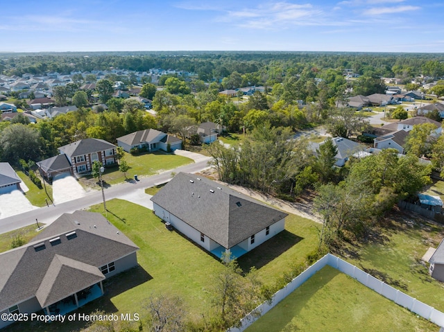 14042 Amero Ln, Spring Hill, FL 34609 - bird's eye view featuring a residential view