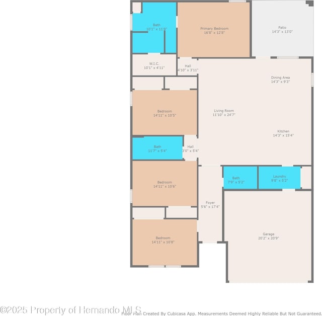 14042 Amero Ln, Spring Hill, FL 34609 - floor plan