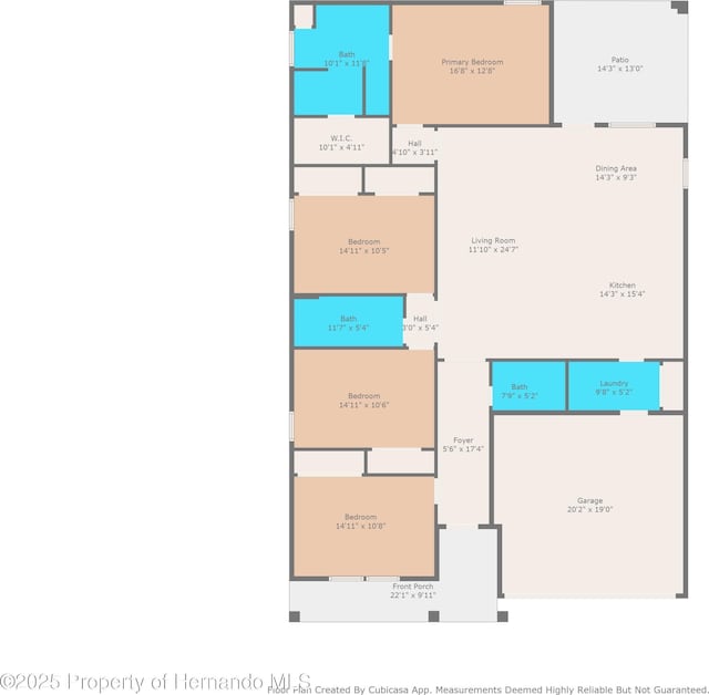 14042 Amero Ln, Spring Hill, FL 34609 - floor plan