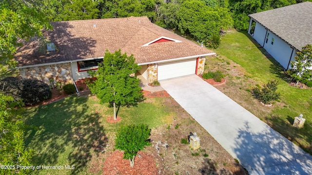 drone / aerial view