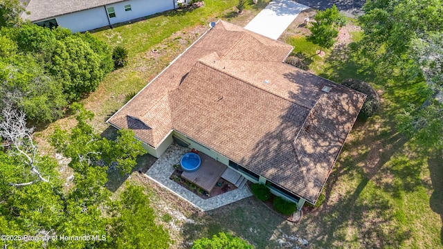 drone / aerial view