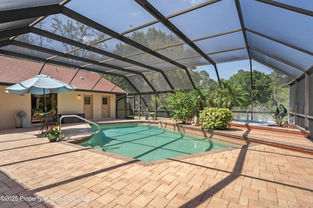 7353 Dogwood, Spring Hill, FL 34607 - outdoor pool featuring a patio area and a lanai