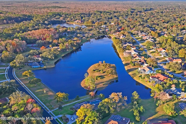 7353 Dogwood, Spring Hill, FL 34607 - aerial view featuring a water view