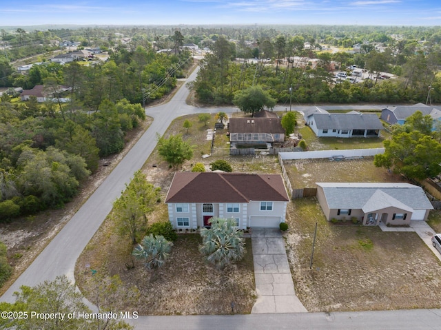 6440 Curtiss Ln, Spring Hill, FL 34608 - aerial perspective of suburban area