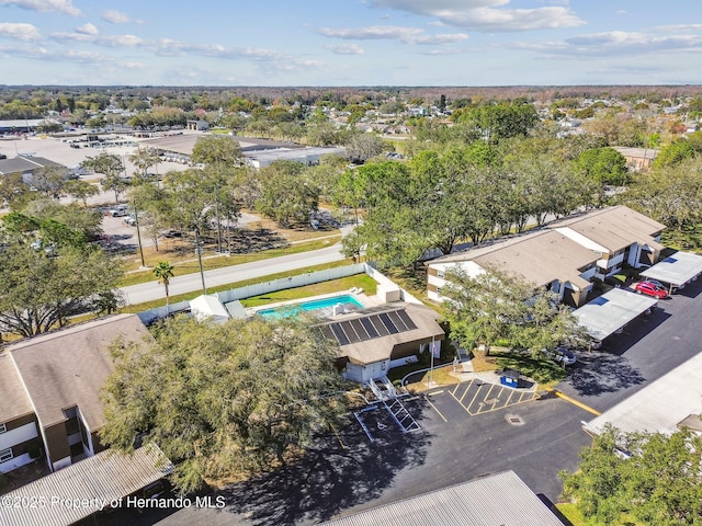 4008 Passport Ln, New Port Richey, FL 34653 - aerial view of residential area with a pool