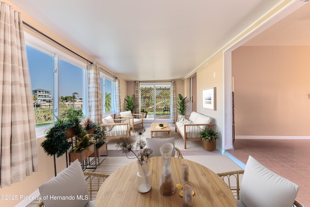 4446 San Juan Dr, Hernando Beach, FL 34607 - view of sunroom / solarium