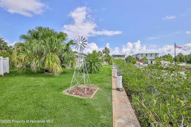 4446 San Juan Dr, Hernando Beach, FL 34607 - view of yard