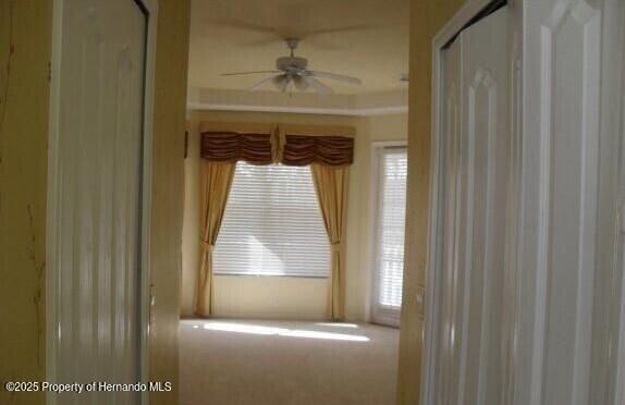 4301 Blakemore, Spring Hill, FL 34609 - unfurnished room featuring ceiling fan and healthy amount of natural light