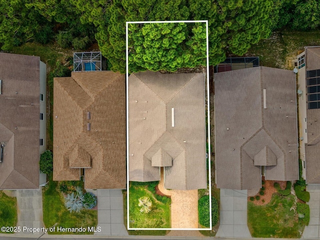 aerial view of property's location featuring property boundaries highlighted