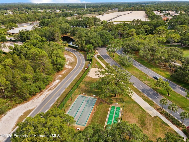 aerial view of property's location