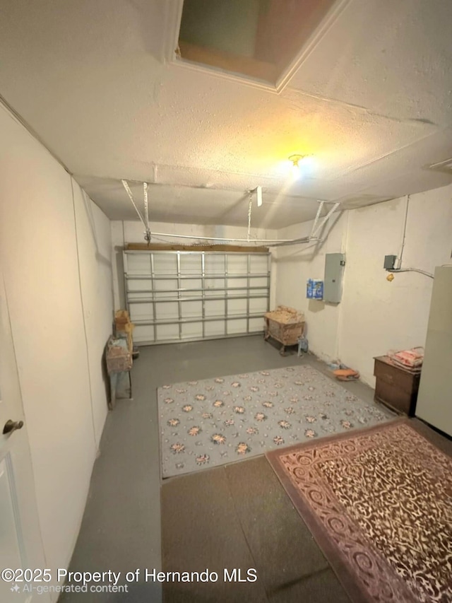 11080 Jackdaw Rd, Weeki Wachee, FL 34613 - garage featuring electric panel