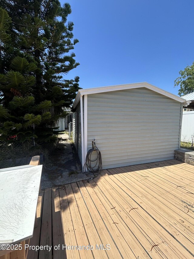 1731 NW 20th Ave, Crystal River, FL 34428 - view of wooden deck