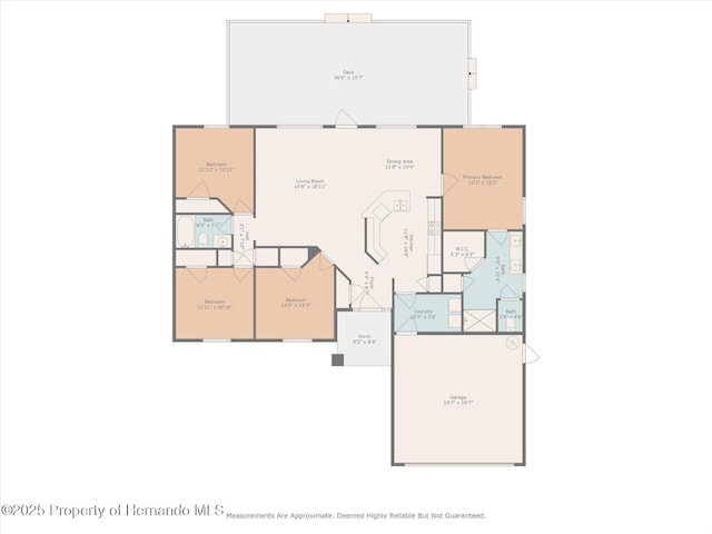 6076 Shiprock Ave, Spring Hill, FL 34608 - property floor plan