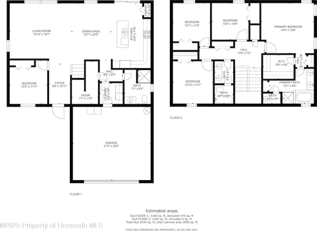 396 Winthrop Dr, Spring Hill, FL 34609 - property floor plan