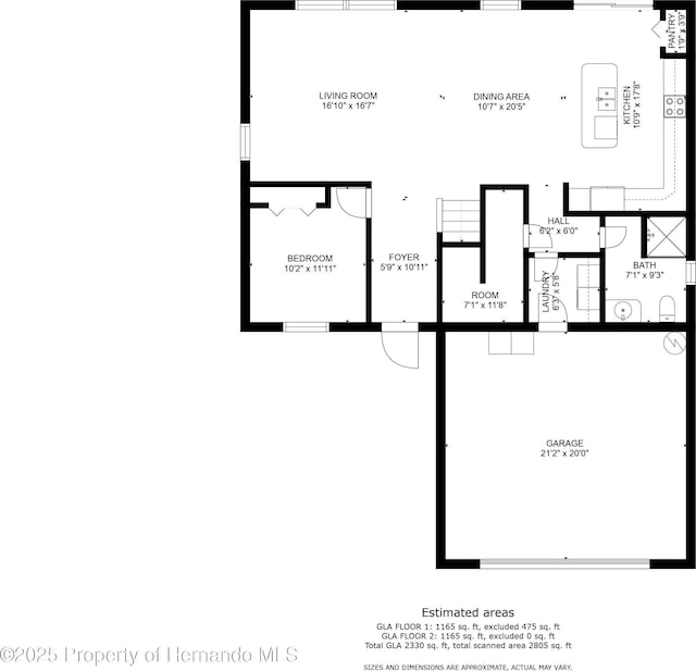 396 Winthrop Dr, Spring Hill, FL 34609 - property floor plan