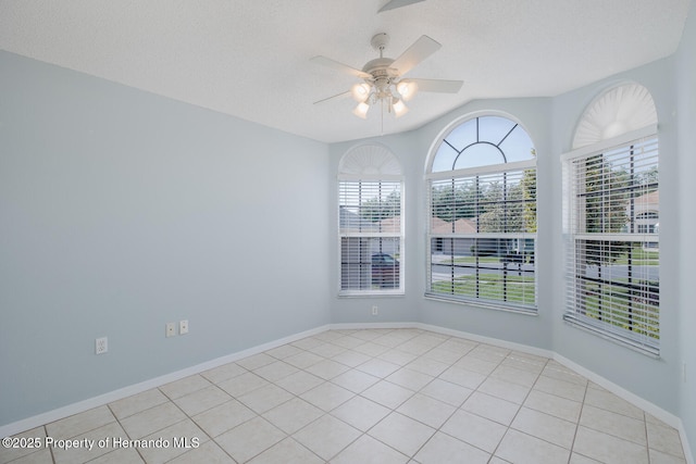 284 Quane Ave, Spring Hill, FL 34609 - unfurnished room featuring a ceiling fan, baseboards, and light tile patterned floors