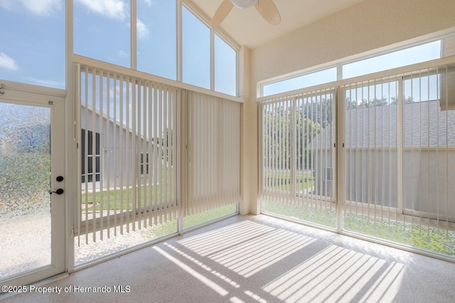 284 Quane Ave, Spring Hill, FL 34609 - unfurnished sunroom with healthy amount of natural light
