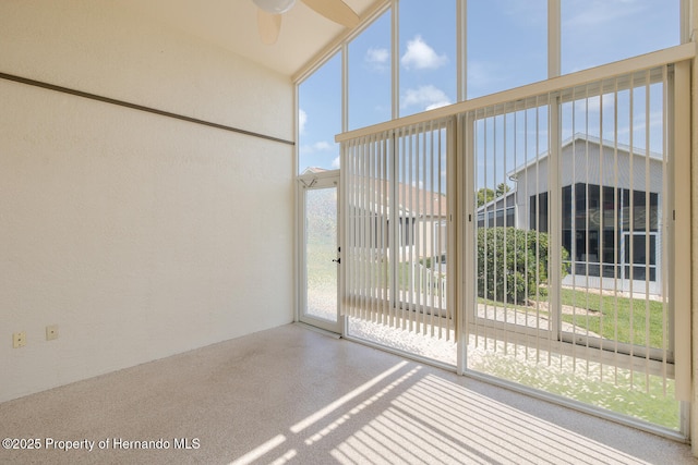 284 Quane Ave, Spring Hill, FL 34609 - unfurnished sunroom with plenty of natural light
