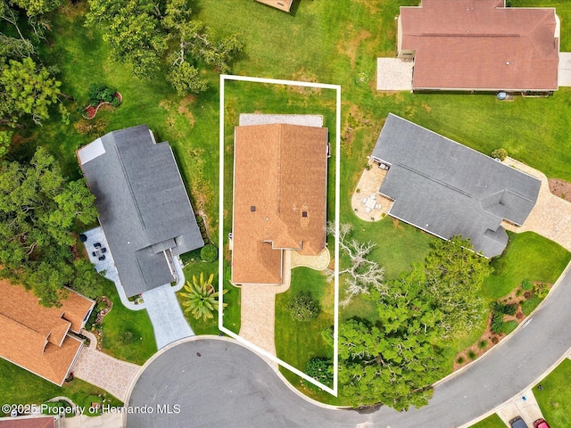 11350 Copley Ct, Spring Hill, FL 34609 - bird's eye view