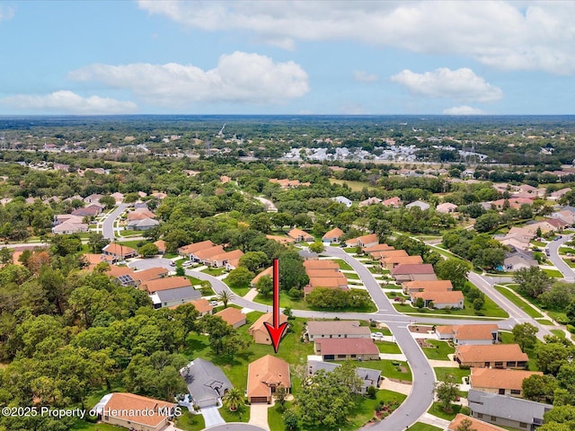 11350 Copley Ct, Spring Hill, FL 34609 - aerial view of residential area