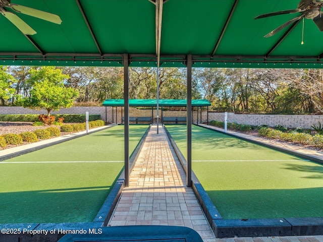 11350 Copley Ct, Spring Hill, FL 34609 - view of community featuring a game area and fence