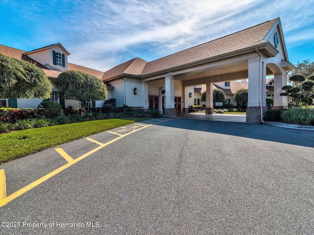 11350 Copley Ct, Spring Hill, FL 34609 - view of front of home with stucco siding