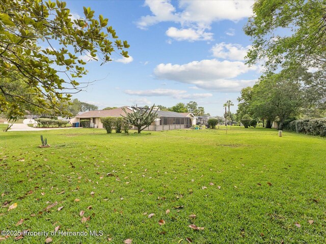 8393 Delaware Dr, Weeki Wachee, FL 34607 - view of green lawn