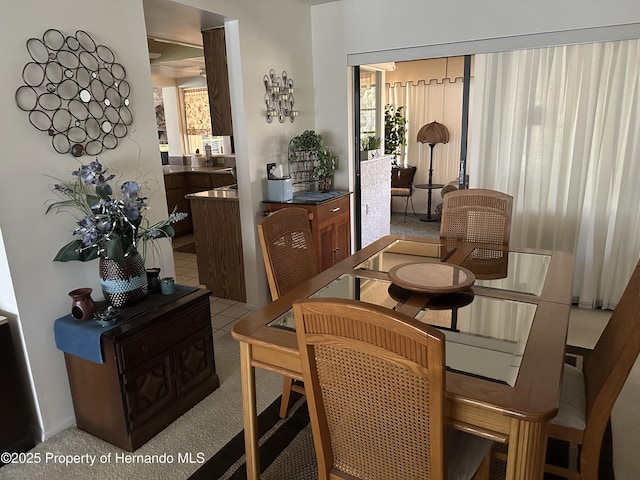 2351 Palm Springs Ct, Spring Hill, FL 34606 - view of carpeted dining room