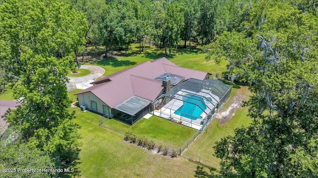 21000 Exeter Ct, Brooksville, FL 34601 - view of subject property featuring a pool