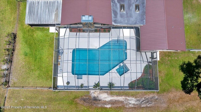 21000 Exeter Ct, Brooksville, FL 34601 - view of subject property featuring a pool