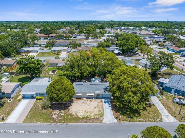aerial perspective of suburban area