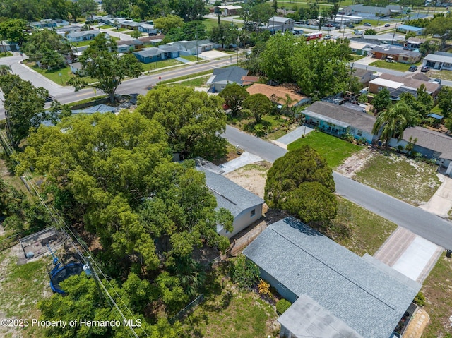 aerial perspective of suburban area