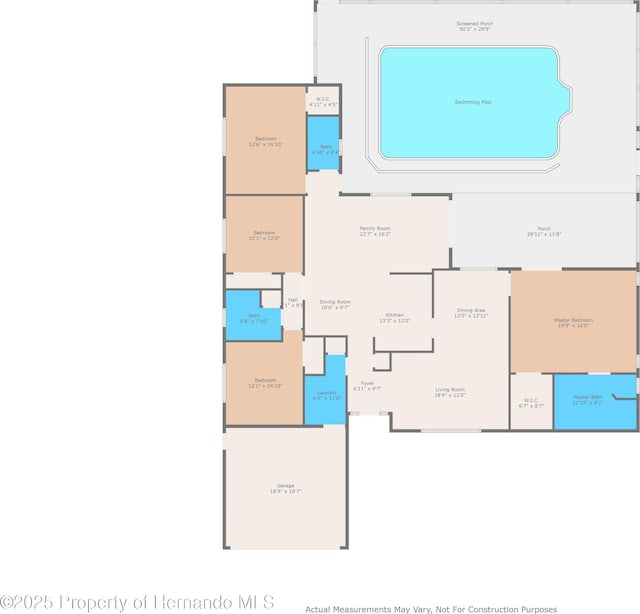 12371 Glen Haven St, Spring Hill, FL 34609 - room layout
