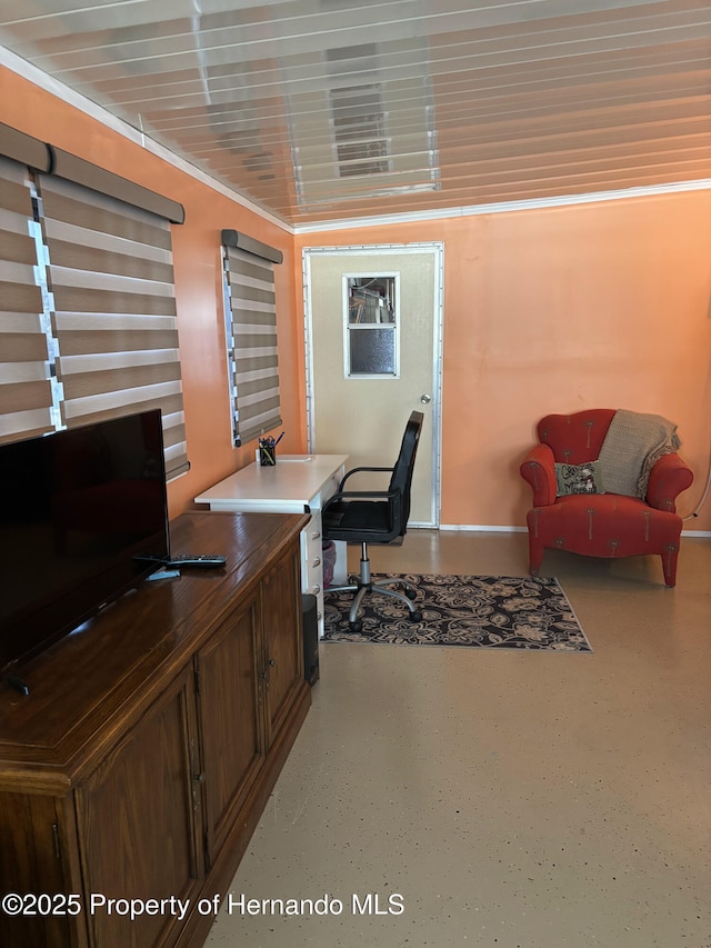 15693 Brookridge Blvd, Brooksville, FL 34613 - home office featuring baseboards