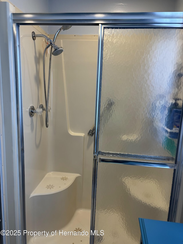 15693 Brookridge Blvd, Brooksville, FL 34613 - full bath featuring a shower stall