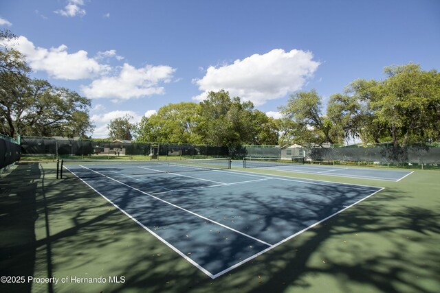 10820 Hachita Dr, Port Richey, FL 34668 - view of tennis court