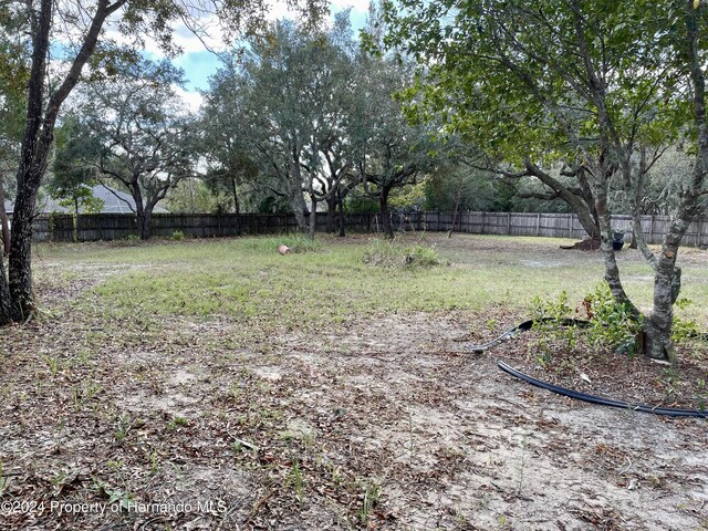 10448 Canary Ave, Weeki Wachee, FL 34613 - view of yard featuring fence