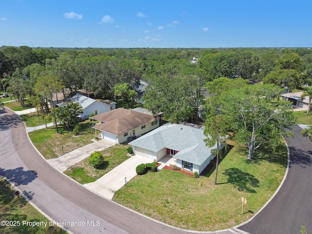 2183 Westchester Blvd, Spring Hill, FL 34606 - bird's eye view of a forest