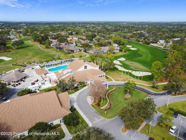 2183 Westchester Blvd, Spring Hill, FL 34606 - view of property location featuring a golf course, nearby suburban area, and a pool area