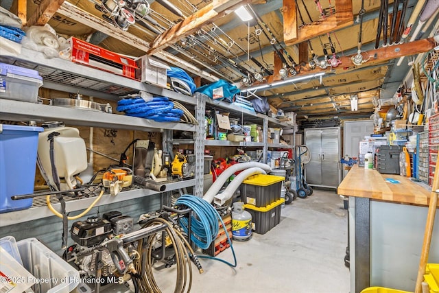 4387 6th Isle Dr, Hernando Beach, FL 34607 - view of storage area
