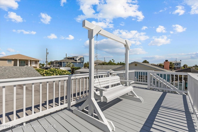 4387 6th Isle Dr, Hernando Beach, FL 34607 - view of wooden deck
