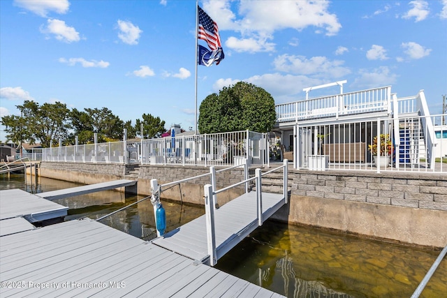 4387 6th Isle Dr, Hernando Beach, FL 34607 - dock with a water view