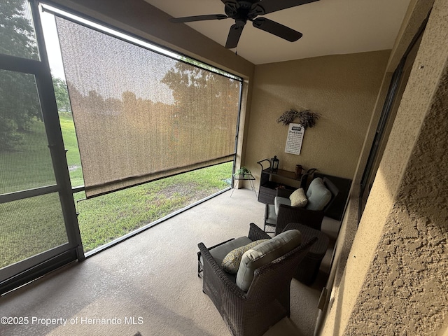 9238 Southern Charm Cir, Brooksville, FL 34613 - sunroom / solarium with ceiling fan