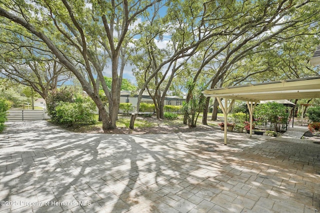 18633 Oak Way Dr, Hudson, FL 34667 - view of community featuring a patio area